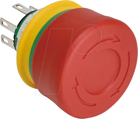 ID BV3SG12TR - Not-Aus Taster, 16 mm, E-Stop, Not-Halt, Lötanschluss lang ID BV3SG12TR - Not-Aus Taster, 16 mm, E-Stop, Not-Halt, Lötanschluss lang von Idec