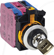 ID CW4K2AE20 - Schlüsselschalter CW, 28 mm , 2 NO ID CW4K2AE20 - Schlüsselschalter CW, 28 mm , 2 NO von Idec