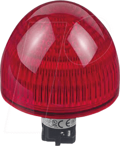 ID HW1P-5Q4R - Kontrolllampe, rot, 22 mm, 24 V, IP65 von Idec