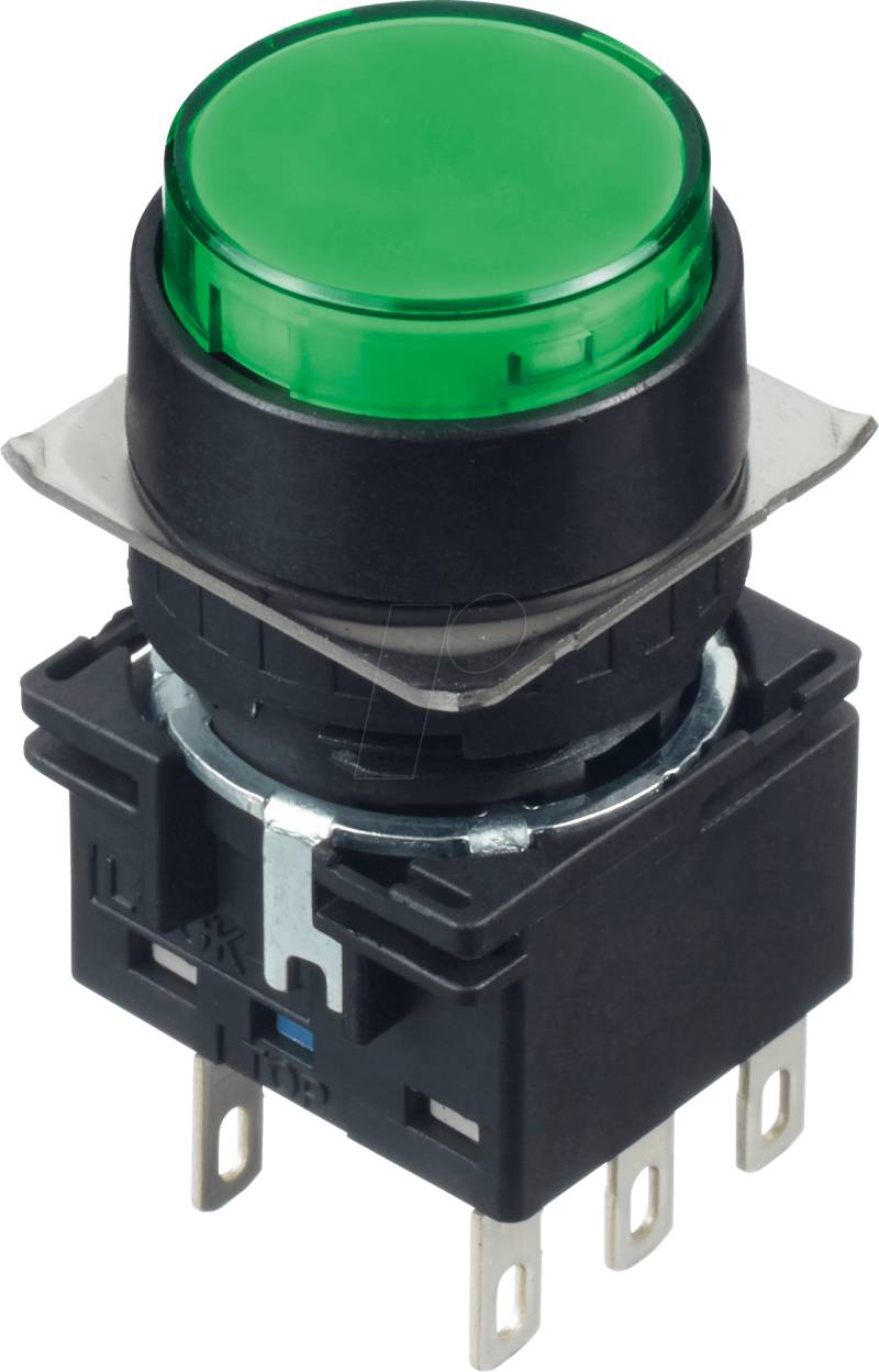 ID LB1BA1T6LG - Drucktaster LB, 22 mm , 2 CO, grün von Idec
