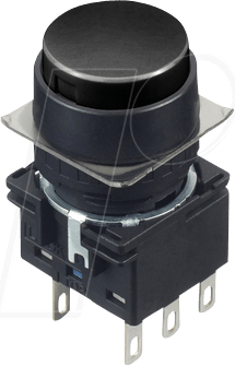 ID LB1BM1T6B - Drucktaster LB, 22 mm, 2 CO, schwarz von Idec