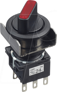 ID LB6F2T64R - Wahlschalter LB, 22 mm , schwarz ID LB6F2T64R - Wahlschalter LB, 22 mm , schwarz von Idec