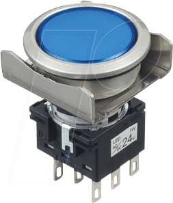 ID LB6MBA1T6LS - Drucktaster LB, 22 mm, 2 CO von Idec