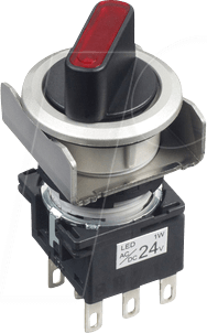 ID LB6MF2T64R - Wahlschalter LB, 22 mm , metallic ID LB6MF2T64R - Wahlschalter LB, 22 mm , metallic von Idec