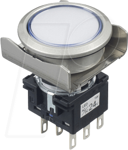 ID LB6MLM1T64PW - Beleuchteter Einbautaster LB, 22 mm, 2 CO ID LB6MLM1T64PW - Beleuchteter Einbautaster LB, 22 mm, 2 CO von Idec