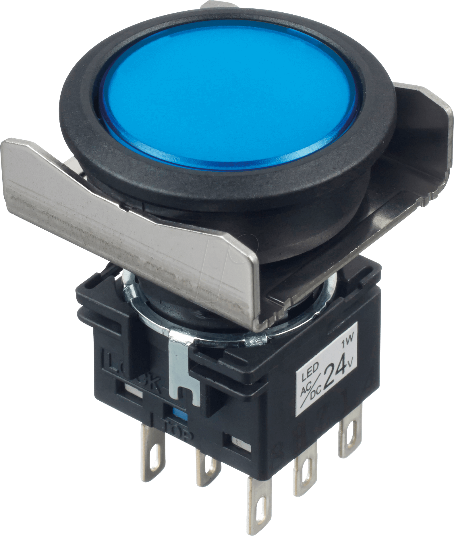 ID LBW6LM1T64S - Beleuchteter Einbautaster LBW, 26 mm , 2 CO ID LBW6LM1T64S - Beleuchteter Einbautaster LBW, 26 mm , 2 CO von Idec