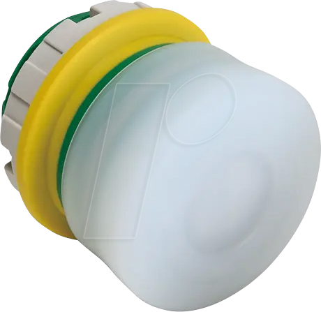 ID XLV3SG02Q4TWR - Not-Aus Taster, 22 mm, beleuchtet, Lötanschluss lang von Idec