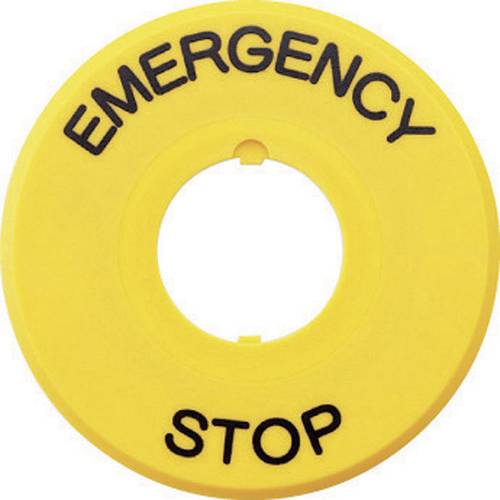 Idec HAAV-27 Bezeichnungsschild EMERGENCY STOP Idec HAAV-27 Bezeichnungsschild EMERGENCY STOP von Idec