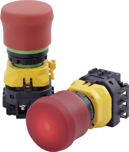 Idec XW1E-BV4TG02MFR Not-Aus-Schalter mit Statusanzeige, selbstüberwacht 250 V/AC 5A 2 Öffner IP65 Idec XW1E-BV4TG02MFR Not-Aus-Schalter mit Statusanzeige, selbstüberwacht 250 V/AC 5A 2 Öffner IP65 von Idec