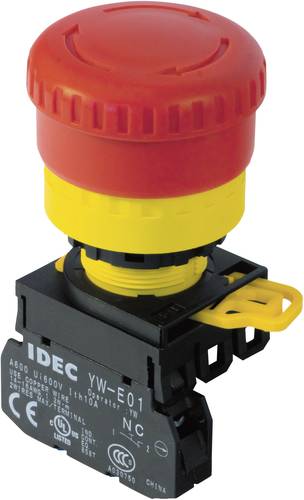 Idec YW1L-V4E01Q4R Not-Aus-Schalter 240 V/AC 6A 1 Öffner 1St. Idec YW1L-V4E01Q4R Not-Aus-Schalter 240 V/AC 6A 1 Öffner 1St. von Idec