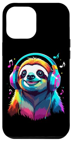 Faultier Mit Kopfhörern, Bunte Digitale Kunst Musik Faultier Hülle für iPhone 12 Pro Max Faultier Mit Kopfhörern, Bunte Digitale Kunst Musik Faultier Hülle für iPhone 12 Pro Max von Ideen Für Faultier-liebhaber & Faultier-zubehör