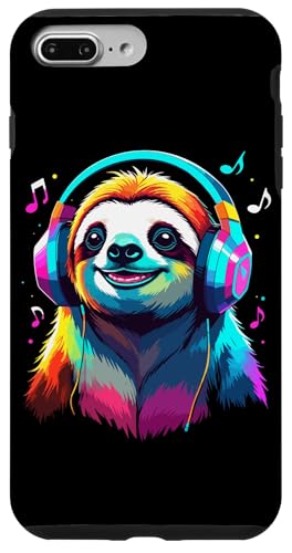 Faultier Mit Kopfhörern, Bunte Digitale Kunst Musik Faultier Hülle für iPhone 7 Plus/8 Plus Faultier Mit Kopfhörern, Bunte Digitale Kunst Musik Faultier Hülle für iPhone 7 Plus/8 Plus von Ideen Für Faultier-liebhaber & Faultier-zubehör