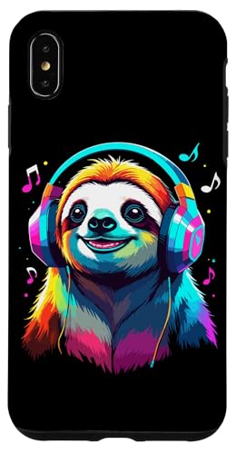Faultier Mit Kopfhörern, Bunte Digitale Kunst Musik Faultier Hülle für iPhone XS Max Faultier Mit Kopfhörern, Bunte Digitale Kunst Musik Faultier Hülle für iPhone XS Max von Ideen Für Faultier-liebhaber & Faultier-zubehör