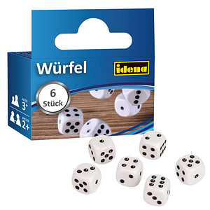 6 Idena Würfel von Idena