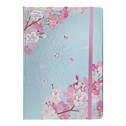 Idena 13889 - Terminkalender 2023, pink Kirschblüte, 90 x 140 mm, 176 Seiten, 1 Woche auf 1 Seite, Agenda von Idena