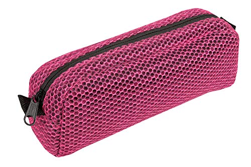 Idena 20072 - Stifte-Etui Mesh, 1 Fach, Pink, 1 Stück von Idena