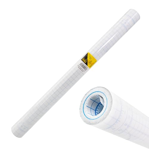 Idena 20168 - Buchfolie selbstklebend transparent, 1 Rolle 5 m x 45 cm, Buchumschlag aus recyceltem Material von Idena