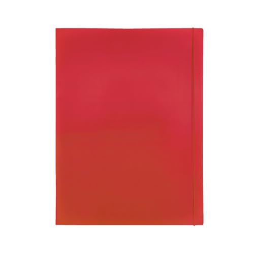 Idena 20171 - Sammelmappe A3 in Rot, Dokumentenmappe aus robuster Pappe, Postmappe mit Innenklappen und Gummizugverschluss Idena 20171 - Sammelmappe A3 in Rot, Dokumentenmappe aus robuster Pappe, Postmappe mit Innenklappen und Gummizugverschluss von Idena