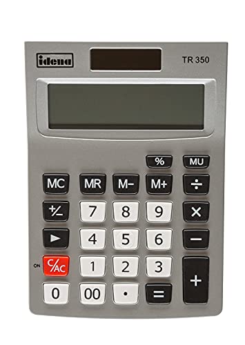 Idena 505283 - Tischrechner TR 350, 12-stelliges Display, farbig sortiert von Idena