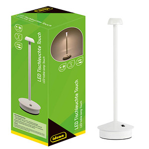 Idena LED-Akku-Tischleuchte weiß von Idena