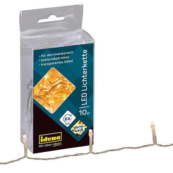 Idena Lichterkette 1 m transparent Idena Lichterkette 1 m transparent von Idena