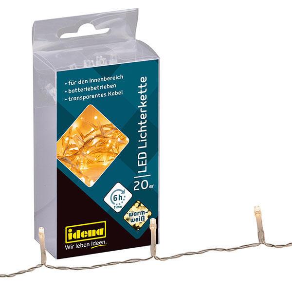Idena Lichterkette 1.8 m transparent Idena Lichterkette 1.8 m transparent von Idena
