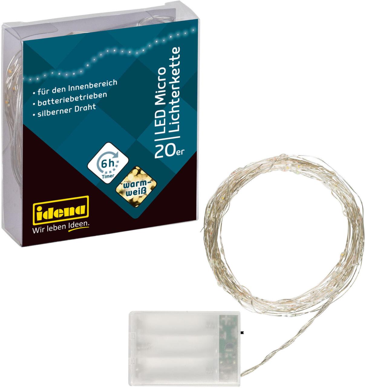Idena Lichterkette 2.2 m silber Idena Lichterkette 2.2 m silber von Idena