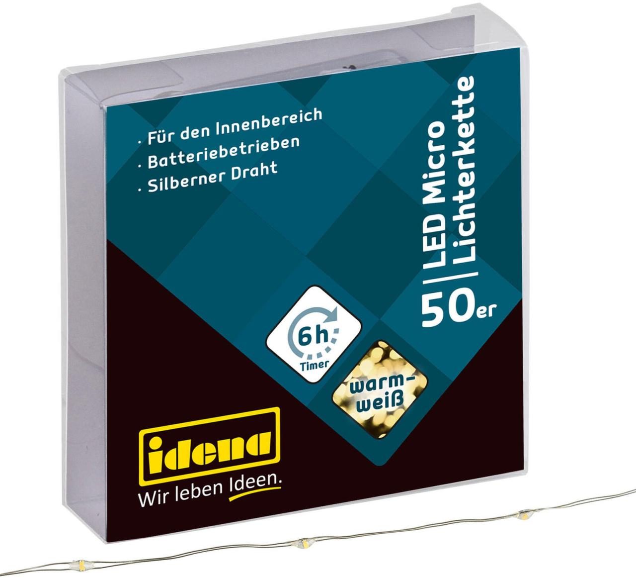 Idena Lichterkette 5.2 m silber Idena Lichterkette 5.2 m silber von Idena