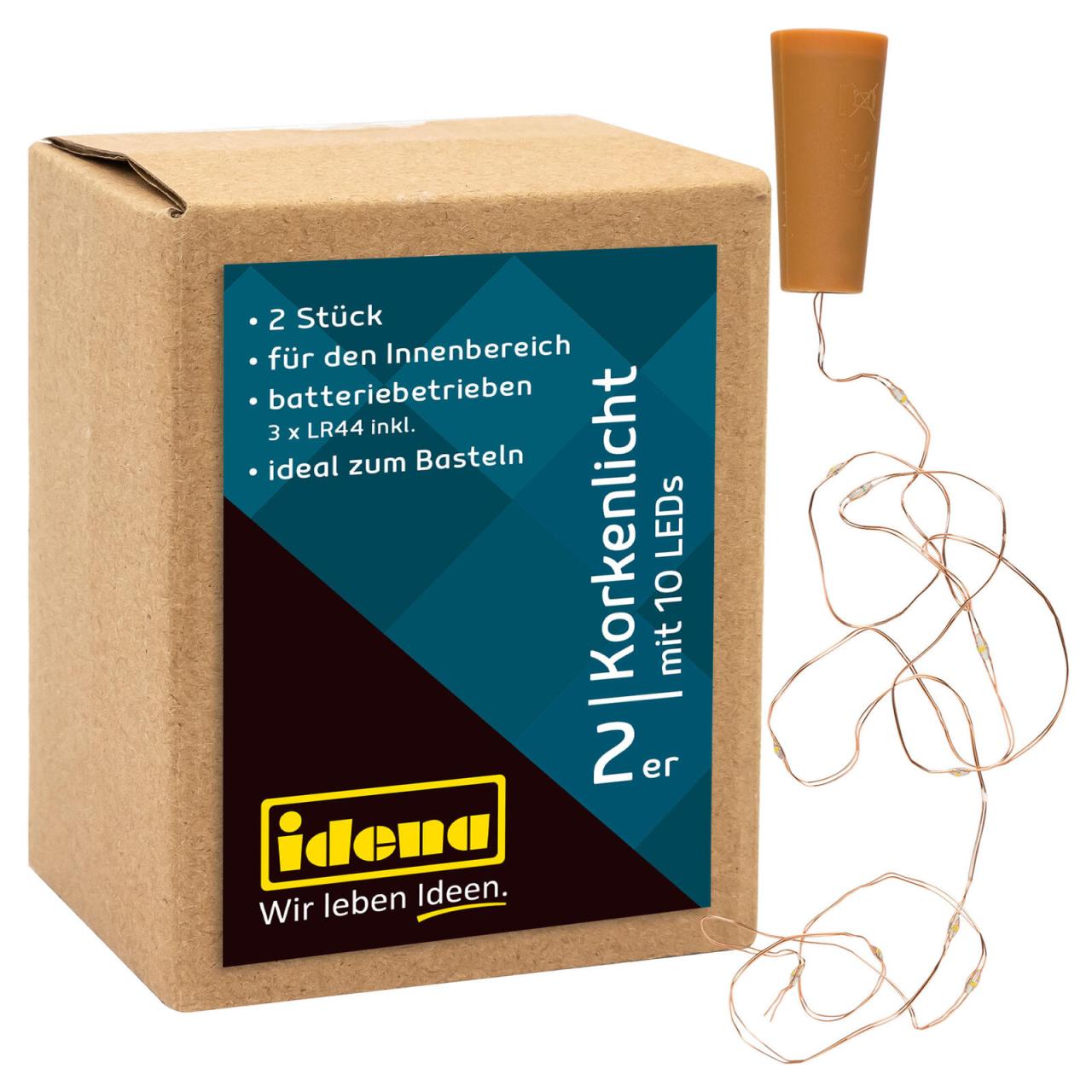 Idena Lichterketten 90 cm gold Idena Lichterketten 90 cm gold von Idena