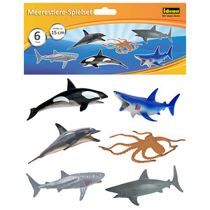 Idena P09810B/06B Meerestiere Spielfiguren-Set Idena P09810B/06B Meerestiere Spielfiguren-Set von Idena