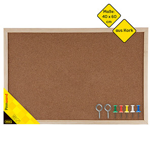 Idena Pinnwand 60,0 x 40,0 cm Kork braun Idena Pinnwand 60,0 x 40,0 cm Kork braun von Idena