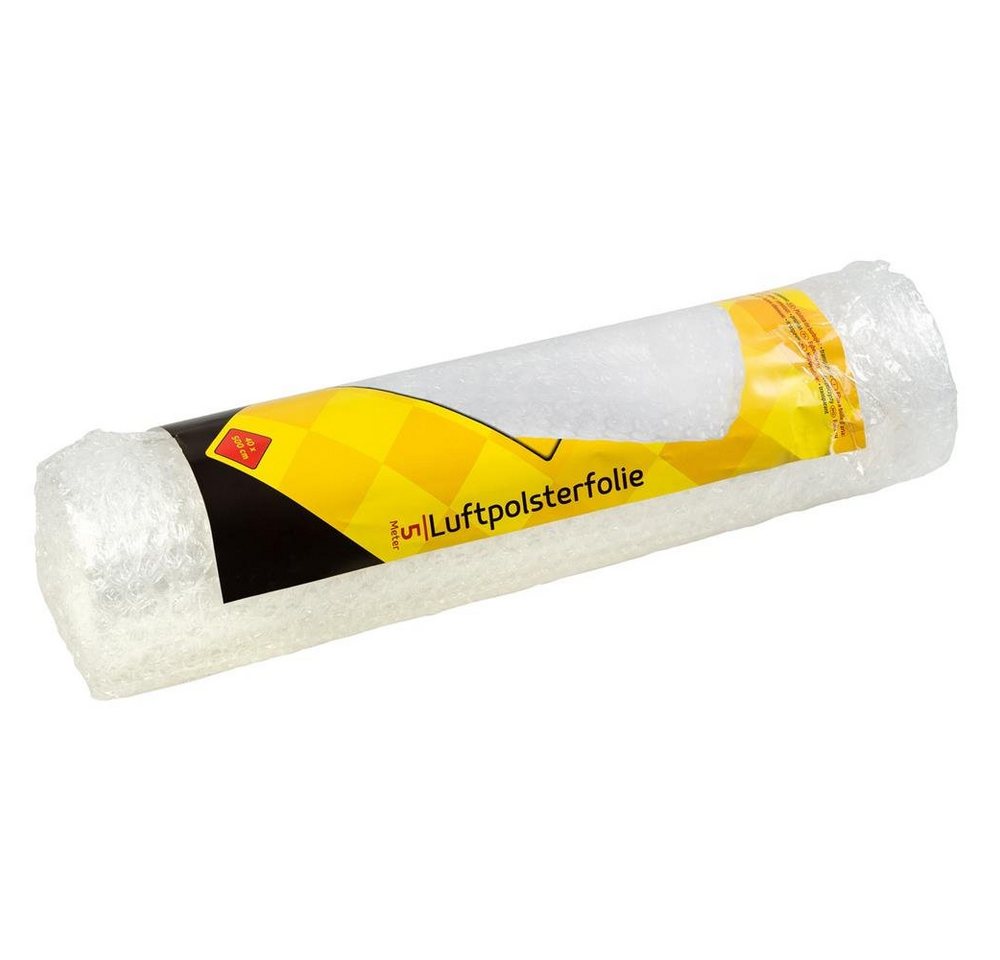 Idena Schutzfolie 10339 - Luftpolsterfolie für Versand-Sicherung, 40 cm x 5 m auf Rolle, 70 µ, transparent, 1 Stück, (1-St) von Idena