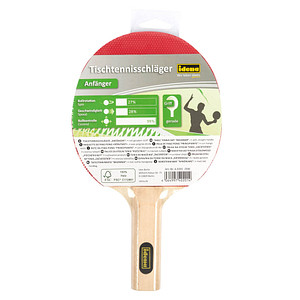 Idena Tischtennisschläger Anfänger rot von Idena