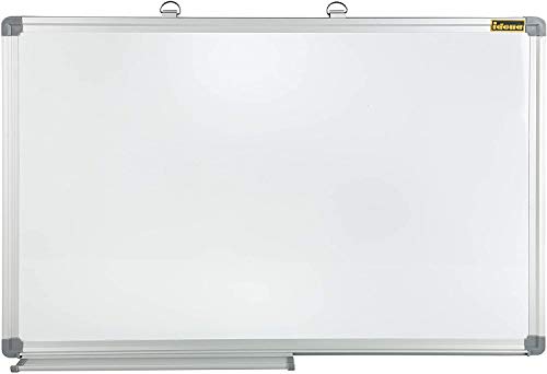 Idena - Whiteboard Alu-Rahmen, mit Stiftablage 40 x 60 cm, 5er Pack von Idena