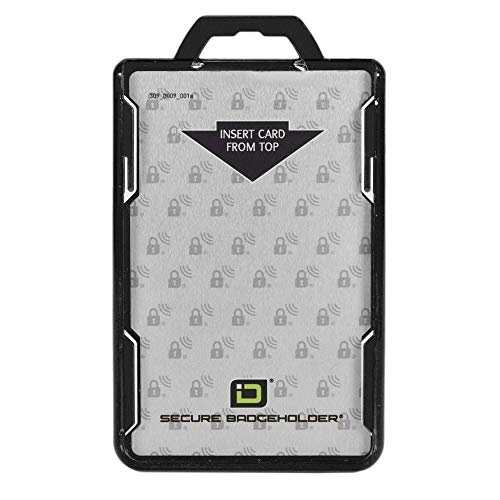 Identity Stronghold Secure Badge Holder Duolite, Black (IDSH2004-001B-blk) by Identity Stronghold von ID Stronghold