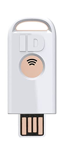 Identiv FIDO2 NFC+ Security Key USB-A Token zur Anmeldung - Zwei-Faktor-Authentifizierung FIDO, FIDO2, U2F, PIV, TOTP, HOTP, WebAuth - 905601 von Identiv