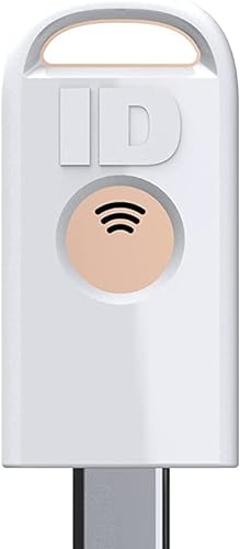 Identiv FIDO2 NFC+ Security Key USB-C Token zur Anmeldung - Zwei-Faktor-Authentifizierung (FIDO, FIDO2, U2F, PIV, TOTP, HOTP, WebAuth) - 905602 von Identiv