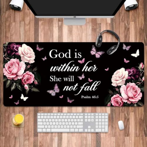 Extra großes Mauspad, XXL-Gaming-Mauspad, Geschenke für Mädchen und Frauen, Schmetterlings-Blumenliebhaber, große Schreibtischunterlage für Tastatur und Maus, 39,9 x 89,9 cm Extra großes Mauspad, XXL-Gaming-Mauspad, Geschenke für Mädchen und Frauen, Schmetterlings-Blumenliebhaber, große Schreibtischunterlage für Tastatur und Maus, 39,9 x 89,9 cm von Iemctsy