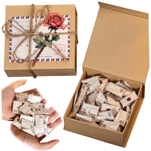 1Set Love Letter Box mit Umschlägen 4x4x2 Zoll winzig 1Set Love Letter Box mit Umschlägen 4x4x2 Zoll winzig von Iewroyt