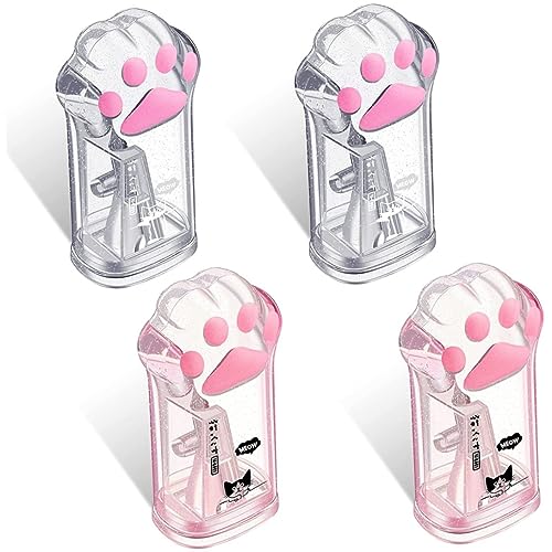 4 PCs Handbuch Stifte Spitzer Kinder Katzenkrallenstifte Schärfer Schreibwaren mit Deckel für Büro -Heimschule und Grau 4 PCs Handbuch Stifte Spitzer Kinder Katzenkrallenstifte Schärfer Schreibwaren mit Deckel für Büro -Heimschule und Grau von Iewroyt