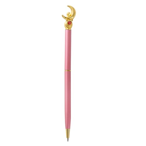 Iewroyt Moon Pen, 6, 4x0, 7 Zoll niedliche Stifte für Frauen, Metall niedliche Stifte für Mädchen, abnehmbar von Iewroyt