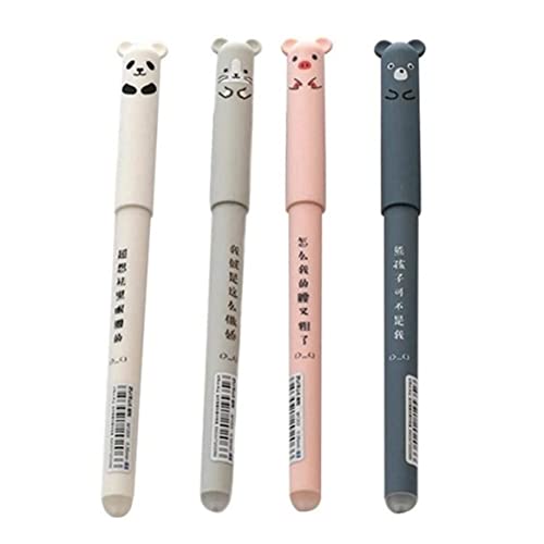 Löschbarer Stift -Reibungsballpoint Gel Tinte Blue Rollerball Pen niedliche Büroschule für Studenten Geschenk 4pcs von Iewroyt