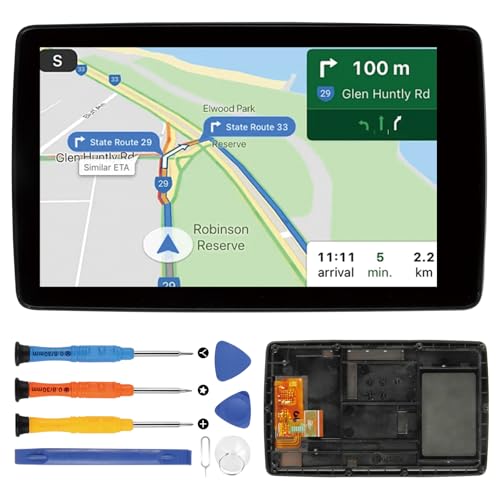 für BMW Motorrad Navigator VI 6 LCD Bildschirm für BMW Motorrad Navigator VI Navigator 6 Motorrad LCD Display Touchscreen Digitazer Ersatz Bildschirm, Schwarz mit Rahmen (Version B) von Ifixly