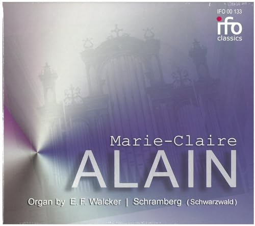 M.-C.Alain auf der Walcker-Orgel Schramberg von Ifo (Medienvertrieb Heinzelmann)