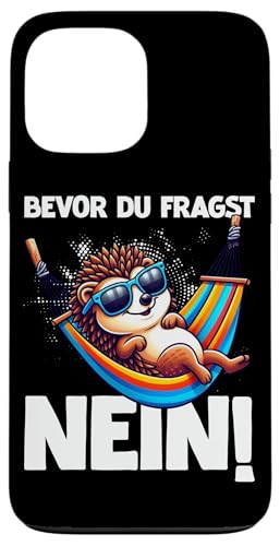 Bevor Du Fragst Nein Igel Schlechte Laune Sarkasmus Hülle für iPhone 13 Pro Max von Igel Sarkastische Sprüche Lustige Aussagen