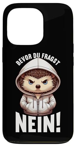 Bevor Du Fragst Nein Igel Schlechte Laune Sarkasmus Hülle für iPhone 13 Pro von Igel Sarkastische Sprüche Lustige Aussagen