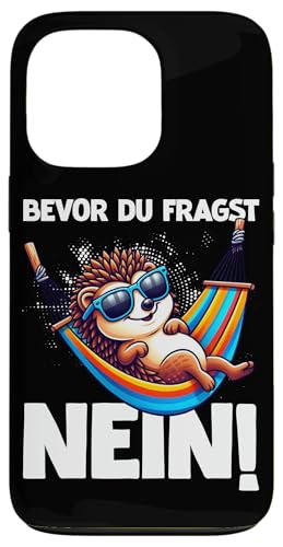 Bevor Du Fragst Nein Igel Schlechte Laune Sarkasmus Hülle für iPhone 13 Pro von Igel Sarkastische Sprüche Lustige Aussagen