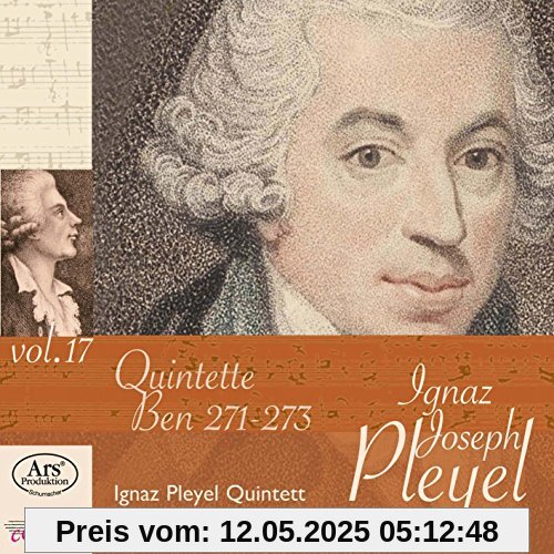 Pleyel: Quintette Ben 271-273 Pleyel: Quintette Ben 271-273 von Ignaz Pleyel Quintett