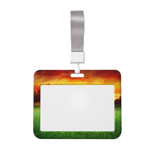 Ausweishalter mit Umhängeband, Golfball, Sonnenuntergang, doppelseitig, für Büro und Veranstaltungen Ausweishalter mit Umhängeband, Golfball, Sonnenuntergang, doppelseitig, für Büro und Veranstaltungen von IguaTu