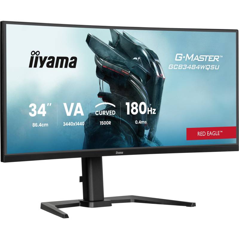 G-Master GCB3484WQSU-B1 RED EAGLE CURVED, Gaming-Monitor von Iiyama